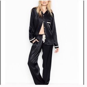 Victoria's Secret Satin Afterhours Polka Dot Polka Dot Pajamas Set